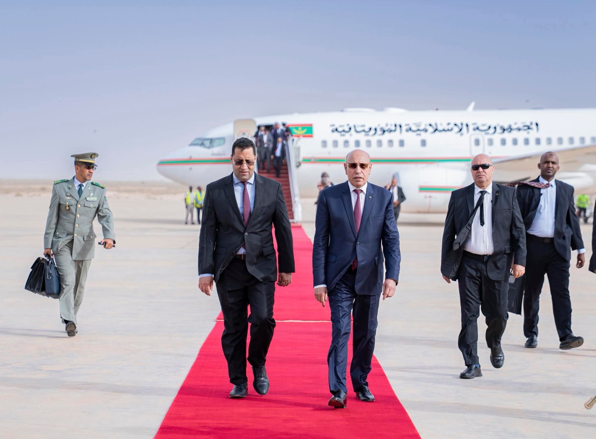 بعد حضور حفل تنصيب ولد التاه : الرئيس يعود الى نواكشوط